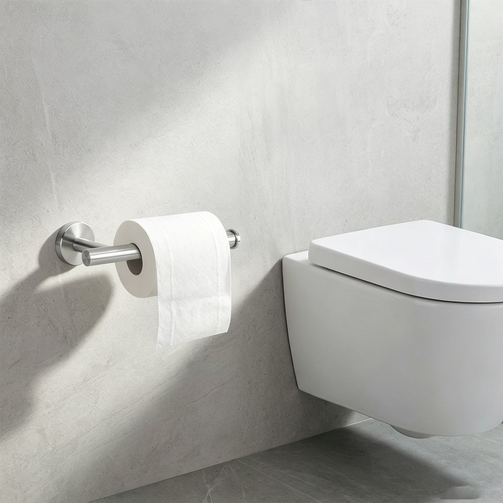 20-Inch Round Bathroom Hardware Set – Brushed Nickel – image 3