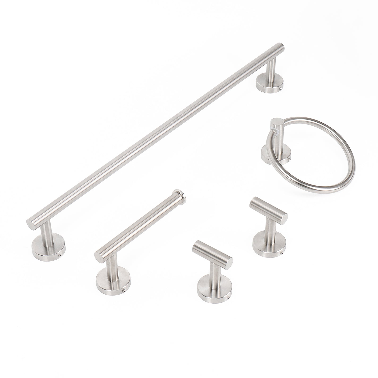 26-Inch 5-Piece Bathroom Hardware Set – Brushed Nickel – image 4