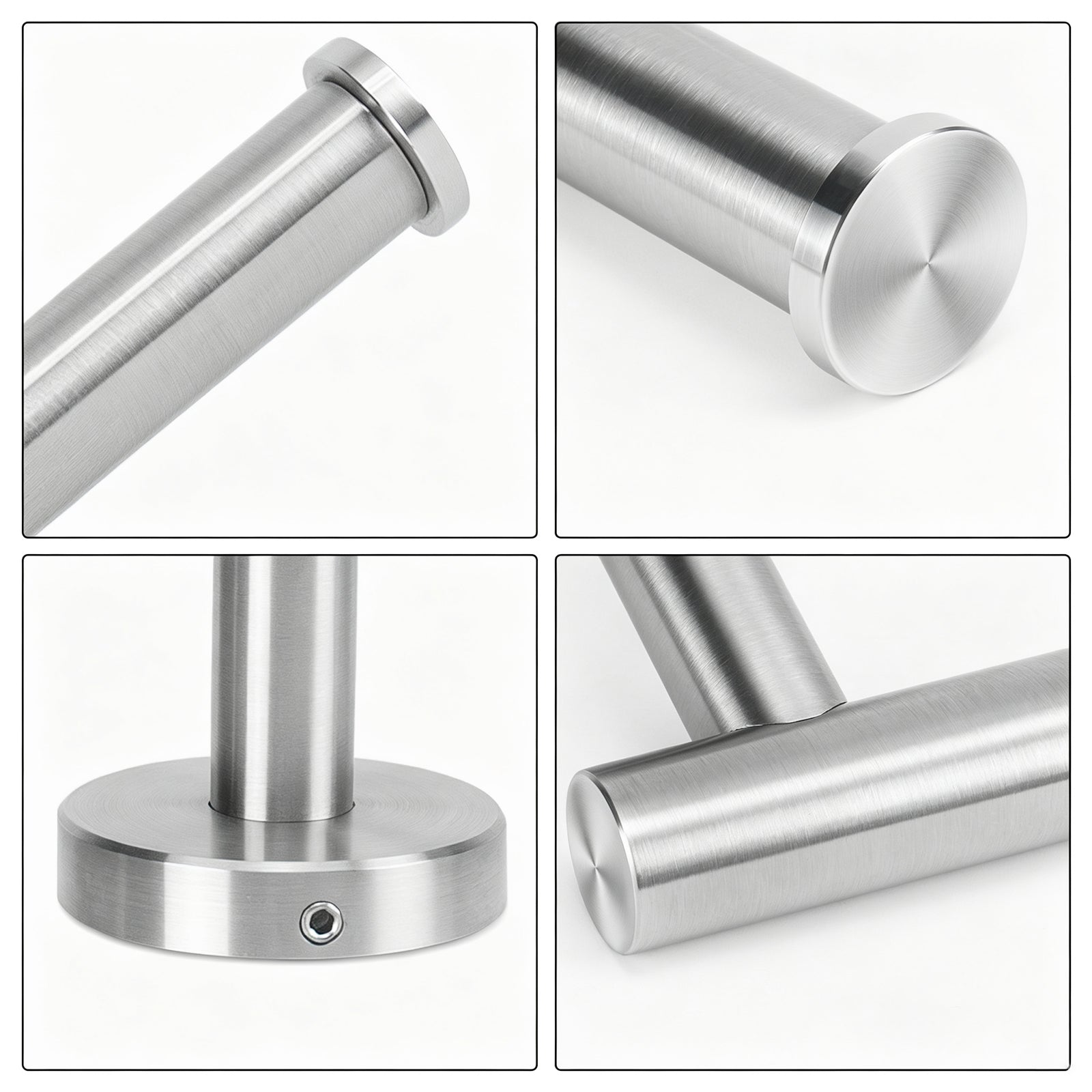 Open-Sided Wall-Mounted Toilet Paper Holder – Brushed Nickel – image 5