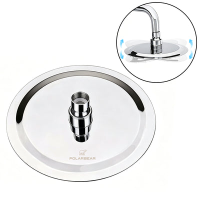 8-Inch Round Rain Shower Head – Chrome – image 3