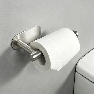 Self-Adhesive Toilet Paper Holder – Brushed Nickel – image 3