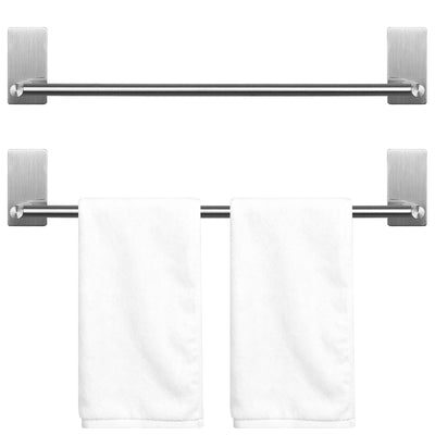 24-Inch Self-Adhesive Towel Bar – Brushed Nickel – product view