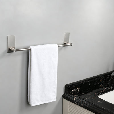 12-Inch Self-Adhesive Towel Bar – Brushed Nickel – image 5