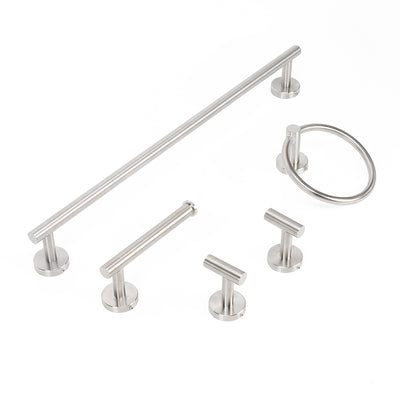 26-Inch 5-Piece Bathroom Hardware Set – Brushed Nickel – image 4