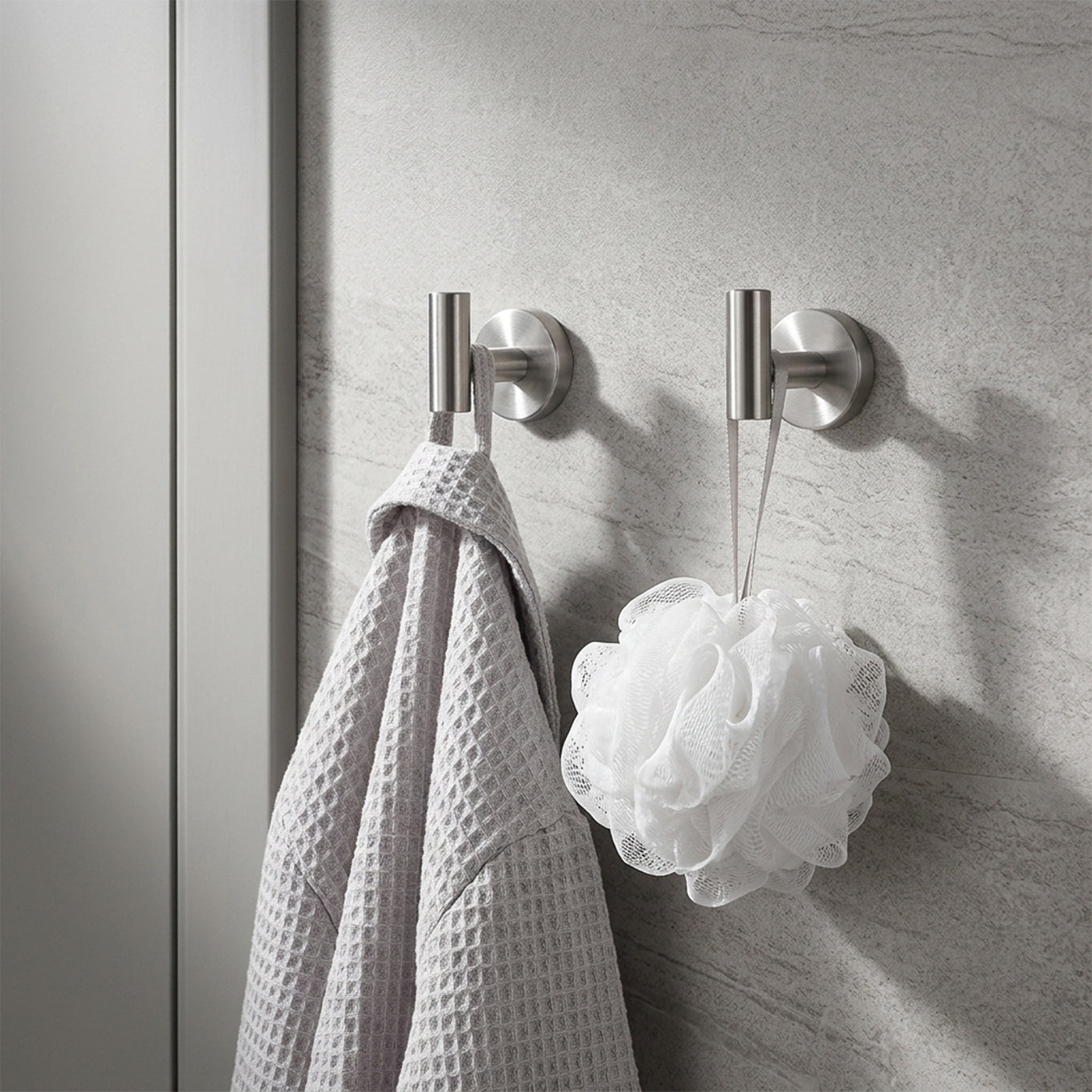 20-Inch Round Bathroom Hardware Set – Brushed Nickel – image 4 dimensions