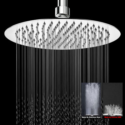 12-Inch Round Rain Shower Head – Chrome – image 5