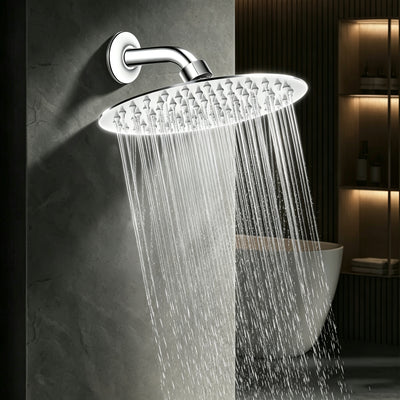 8-Inch Round Rain Shower Head – Chrome – image 6