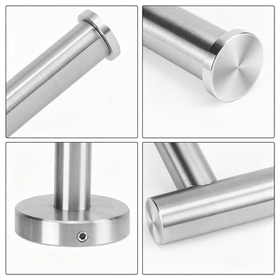 Open-Sided Wall-Mounted Toilet Paper Holder – Brushed Nickel – image 5