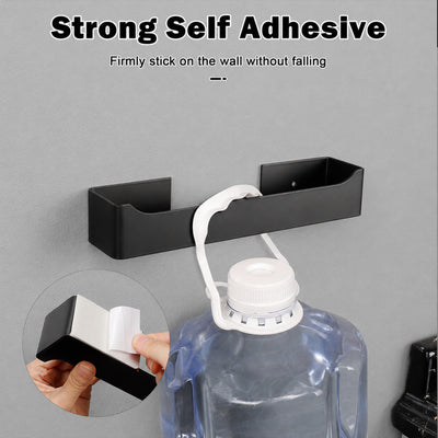 9-Inch Self-Adhesive Hand Towel Holder – Matte Black – image 4