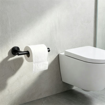 20-Inch Round Bathroom Hardware Set – Matte Black – image 3